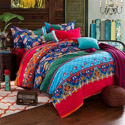 bohemian comforter set full